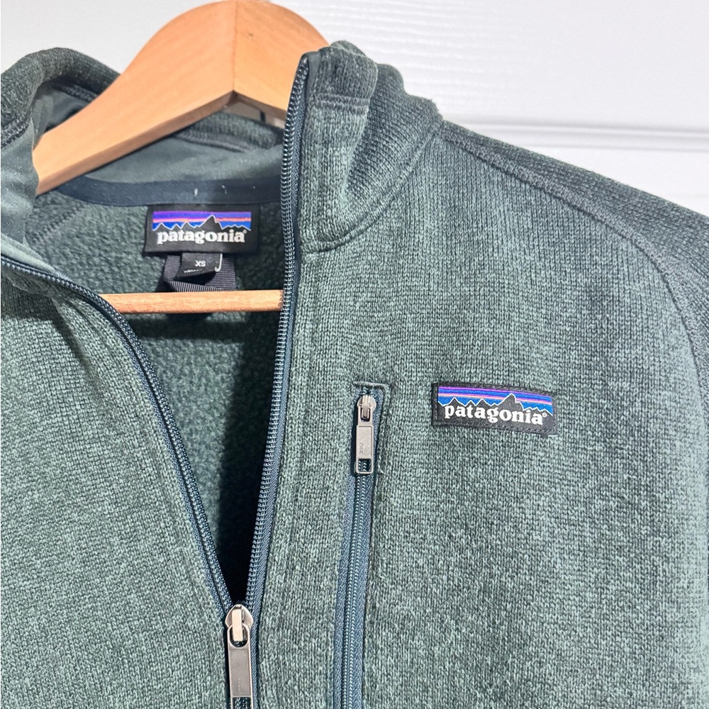 Patagonia Forest Green Zip-Up Fleece